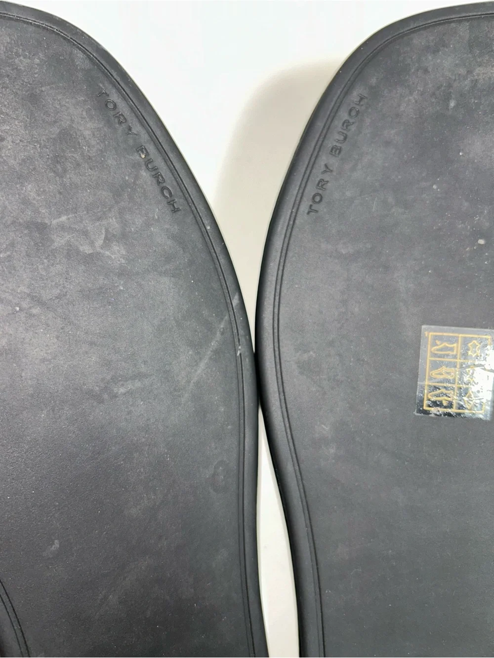 Tory Burch Double T Sport Slides Perfect Black Patent Leather